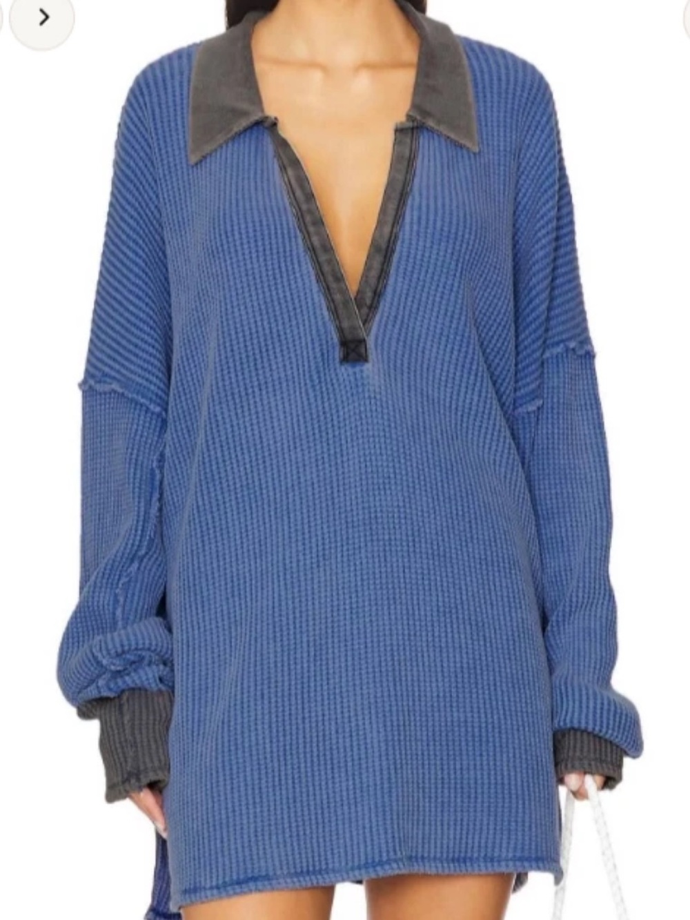 We The Free Travis Polo Top in Dutch Blue - Picture 1 of 6